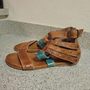 Bed Stu Artemis Leather Sandals Size 8